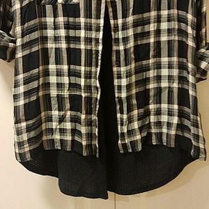 Tops - adorable button up plaid top Tops - adorable button up plaid top